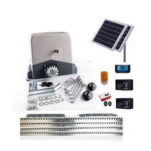 Kit d'ouverture de <span class=keywords><strong>portail</strong></span> coulissant à énergie <span class=keywords><strong>solaire</strong></span> avec moteur DC 24V Charge maximale 500kg pour portails coulissants automatiques - Product Image 1