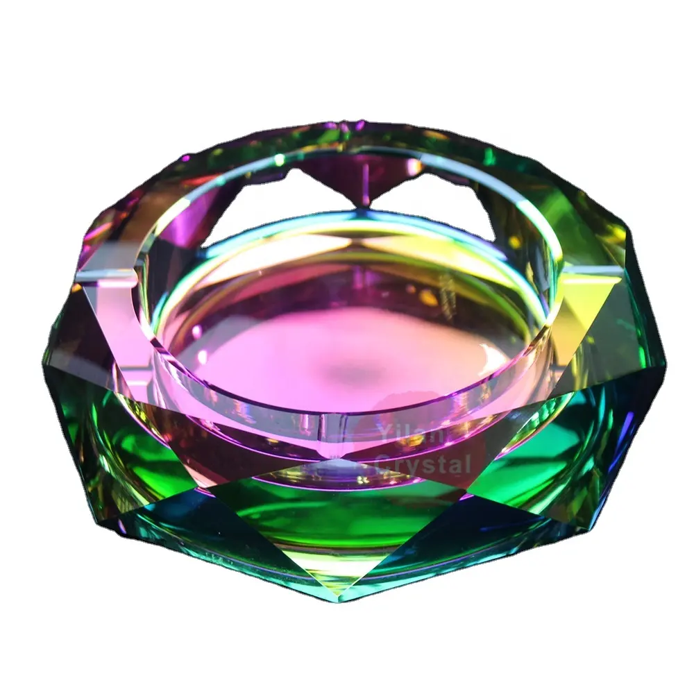 Бесплатная доставка высокого класса Бутик моды украшения ручной работы кристалл пепельница