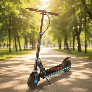 CE-gecertificeerde 8-inch 180W 24V elektrische step voor volwassenen, draagbaar, 15 km/u, 10 km bereik, ideaal voor woon-werkverkeer in de stad. - Product Image 1