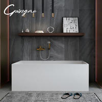 Baignoires de bain en pierre, composite italien autoportant, pour salle de bains