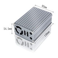 Boîtier électronique en aluminium anodisé sur mesure, extrudé, pour amplificateur de circuit imprimé, instrument, boîte de projet DIY, boîtier en aluminium