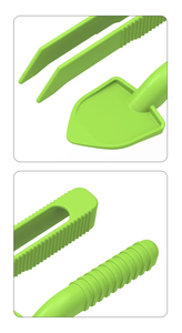 Kit d'outils de nettoyage quotidien pour excréments, restes alimentaires, plastique, araignées, tortues, reptiles – Caisse d'alimentation carrée pour animaux reptiles - Product Image 4