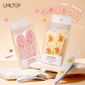 Barrettes à cheveux LMLTOP Cartoon 12 cm, en résine plastique, type bec de canard, pour usage quotidien, haute qualité, lot de 2 - Product Image 3