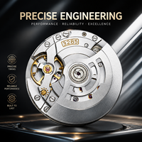 Montre QF Factory Super Bruce QF 3285, mouvement 904L, acier, montre pour homme, montre de plongée de luxe, luminescente