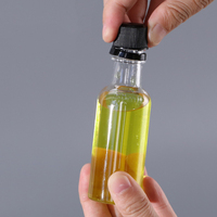 Botol Plastik Mini Kosong untuk Alkohol 1.7 Fl oz 50ml dengan Tutup Anti Bongkar