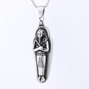 Colgantes de Santa Muerte de Acero Inoxidable 316L, Serie Calavera, Ataúd de Zombi, Colección Única 'La Muerte se Cae' Unisex - Product Image 6