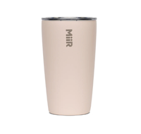 MiiR Tasse à café isotherme de luxe en acier inoxydable 12 oz blanche, isolation thermique >24h, portable, idéale comme cadeau d'affaires