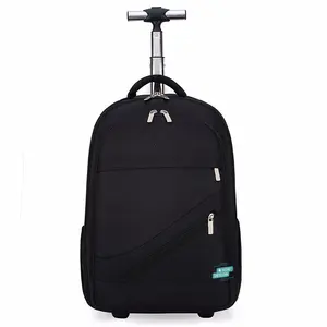 Factory Supplier Hand Carry Backpack Trolley School Bag Business Trolley Backpack with 2 Wheels