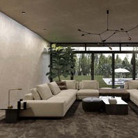 Conception unique DQ pour maison préfabriquée économique construite sur un plancher en béton / Maison préfabriquée spéciale