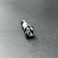 Mandrin à ressort manuel double pince en acier inoxydable HTT haute précision, précision 0,01 mm, pour machines CNC, perçage de trous profonds