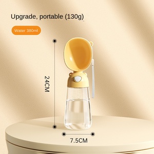 Alimentador de mascotas portátil <span class=keywords><strong>multifuncional</strong></span> de plástico sólido Yun, taza de agua básica para perros para acompañar al aire libre, <span class=keywords><strong>bebedero</strong></span> de agua atado - Product Image 6