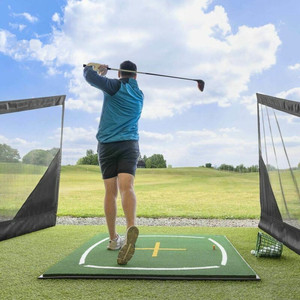 Tapis <span class=keywords><strong>de</strong></span> simulateur <span class=keywords><strong>de</strong></span> <span class=keywords><strong>golf</strong></span> personnalisé pour entraînement <span class=keywords><strong>de</strong></span> frappe et <span class=keywords><strong>de</strong></span> swing en intérieur - Product Image 6
