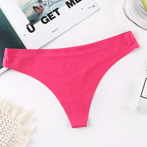 Sous-vêtements féminins sexy 2025, tanga, string, sans couture, invisible, respirant, doux, extensible, écologique, en polyamide - Product Image 6
