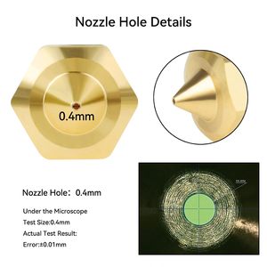 Accesorios para Impresora 3D de Alta Velocidad, <span class=keywords><strong>Boquilla</strong></span> CHT Clonada de 0.2mm 0.3mm 0.4mm 0.5mm, <span class=keywords><strong>Boquilla</strong></span> de Latón <span class=keywords><strong>E3D</strong></span> <span class=keywords><strong>V6</strong></span> de Alto Flujo Resistente al Desgaste de 1.75mm - Product Image 5