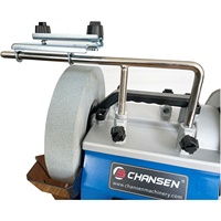 CHANSEN Meuleuse à vitesse variable 250 mm, moteur 180 W, machine à poncer, affûteuse avec compatibilité 120 V/230 V
