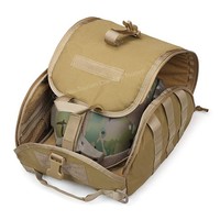 Haute qualité étanche protection casque de poche sac Trekking casque mallette de rangement MOLLE tactique moto cyclisme casque sac