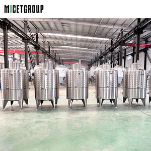 Cuve de Fermentation en Acier Inoxydable 1000L <span class=keywords><strong>à</strong></span> Enveloppe Alvéolée, Cuve Brillante <span class=keywords><strong>pour</strong></span> Vin et <span class=keywords><strong>Bière</strong></span>, Récipient Sous Pression avec <span class=keywords><strong>Pompe</strong></span> PLC - Product Image 4