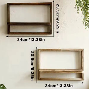 <span class=keywords><strong>Estante</strong></span> <span class=keywords><strong>de</strong></span> exhibición <span class=keywords><strong>de</strong></span> madera Estantes flotantes Estantes <span class=keywords><strong>de</strong></span> madera rústica Almacenamiento <span class=keywords><strong>de</strong></span> pared para dormitorio <span class=keywords><strong>Cocina</strong></span> sobre inodoro Regalos pequeños montados en la pared - Product Image 5