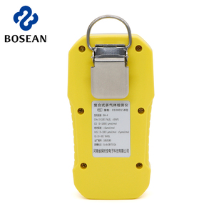 Bosean taşınabilir pil işletilen doğal yanıcı gaz dedektörü co o2 <span class=keywords><strong>h2s</strong></span> ex