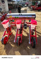 Transplanteur efficace de machine de semoir de boîte de vitesse de trois rangées pour la fertilisation de semis de profil d'imitation de terrain de sorgho de maïs