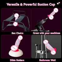 Dildo Monster Fantasy, gros et épais, 8 pouces, en silicone liquide transparent rose en forme de cœur, avec ventouse puissante, jouets sexuels pour le point G et l'anal.