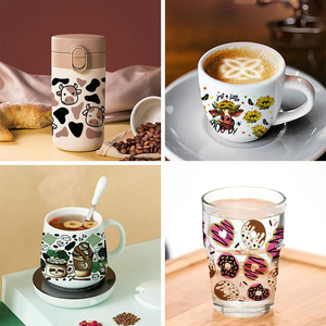 Adesivi UV DTF personalizzati per bicchieri da birra da 16 oz, tazze e tumbler, ideali per insegnanti - Vendita calda all'ingrosso - Product Image 6