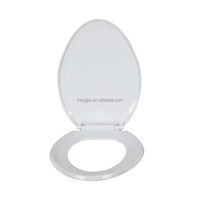 Siège de toilette 920A1 19'' PP en forme de V à fermeture rapide