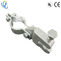 Collier de serrage pour tuyaux UTTERLY UTT20Q certifié UL CE en acier au carbone QT450 en fonte ductile électrogalvanisée, clip de renforcement latéral antisismique