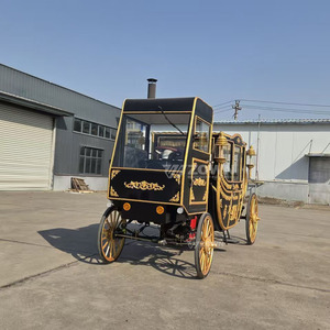 Carruaje Eléctrico de Lujo para Bodas al Aire Libre, Estilo Cenicienta, con Caballos, para Princesas - Product Image 6