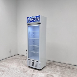 Réfrigérateur de présentation commercial à porte vitrée simple, réfrigérateur à bière, congélateur de présentation à porte vitrée, congélateur vertical à porte vitrée - Product Image 2