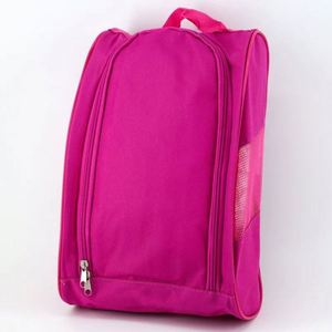 กระเป๋าเก็บรองเท้าพิมพ์โลโก้ตามสั่ง  แบบกันน้ำ  วัสดุตาข่าย  สำหรับเดินทาง  มีซิป  ช่องใส่ของด้านใน  พิมพ์ลายสกรีน สำหรับรองเท้ากีฬา - Product Image 6