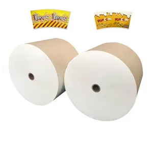 kraft paper cups fan 8oz wrap food coat pe coated paper cup roll paper raw material pla coated