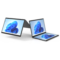 2024 nouveau 14 pouces double Double moniteur Yoga écran tactile Intel N100 11e génération Win 10 Win 11 boîtier en métal ordinateur portable