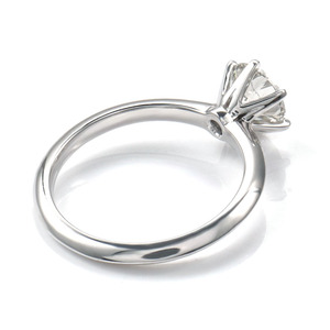 Offre Spéciale femmes classique six prong 2ct diamant rond taille brillant 18k bague en or massif moissanite diamant - Product Image 6