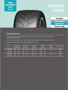 Pneu de course sur circuit professionnel <span class=keywords><strong>Zestino</strong></span> <span class=keywords><strong>Victas</strong></span> <span class=keywords><strong>ZS01</strong></span> 205/50R15, grand bloc de bande de roulement, grande adhérence - Product Image 6