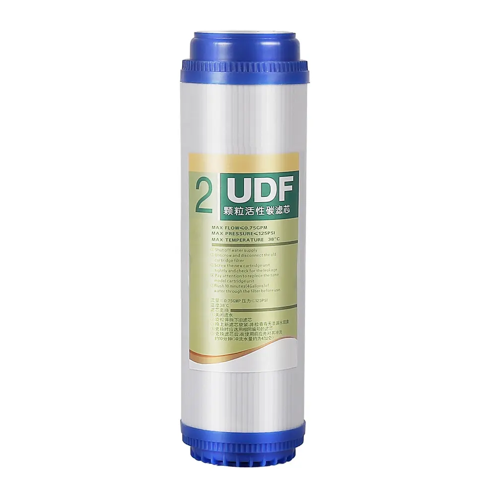 MSQ 10 inch Activated Carbon Filter UDF Carbon Filter Cartridge For Filter Water Purifier