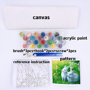 Arte de la pared flor pintura al óleo <span class=keywords><strong>por</strong></span> números Diy flores silvestres blancas decoración de jardín <span class=keywords><strong>cuadros</strong></span> <span class=keywords><strong>para</strong></span> la decoración del hogar foto - Product Image 5