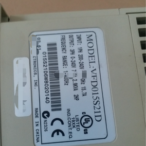 Sản phẩm tự động hóa VFD015S21D mới, chính hãng, giá rẻ, bộ điều khiển PLC logic lập trình được - Product Image 1