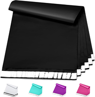 Échantillon Gratuit : Enveloppes d'expédition en polyéthylène personnalisées noires pour l'envoi postal