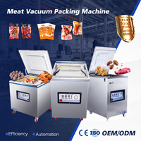 Machine de mise sous vide automatique à une ou deux chambres pour l'emballage de sacs en plastique et la conservation des aliments