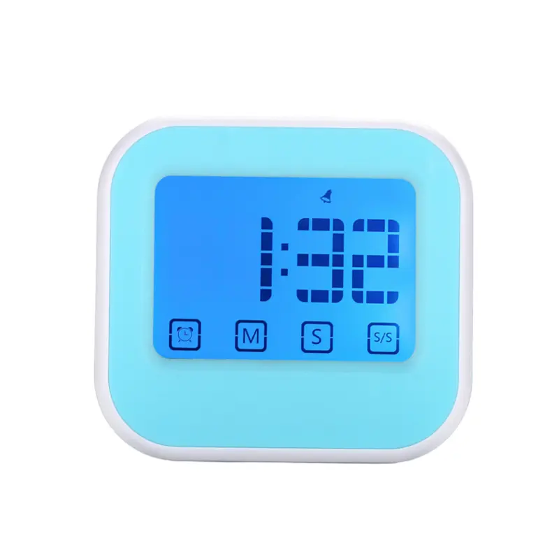 New Arrival Electronic Magnetic Large LCD screen Kitchen Shower Study Countdown Timer Cooking Cute Loud Alarm Clock Stopwatch