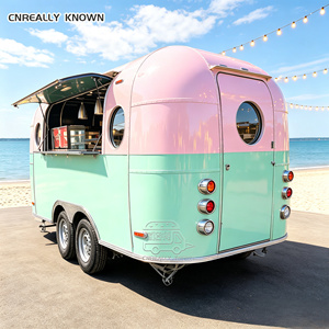 Food Truck de Luxe pour le Marché Français, Cuisine Mobile Moderne, Chariot à Crêpes, Gaufres et Desserts - Product Image 3