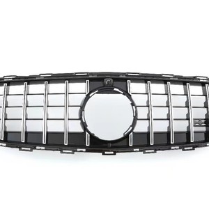 Modified Grille For Mercedes-Benz C-Class 206 GT Black And Silver ABS Plastic Bumper Fitment - Product Image 2