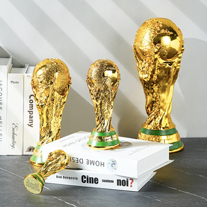 Trofeo de Resina Hecho a Mano en Qatar, Ecológico, Modelo de Decoración Conmemorativa para Fanáticos del Fútbol, Hecho en <span class=keywords><strong>China</strong></span>, Regalos para Ferias Comerciales - Product Image 2