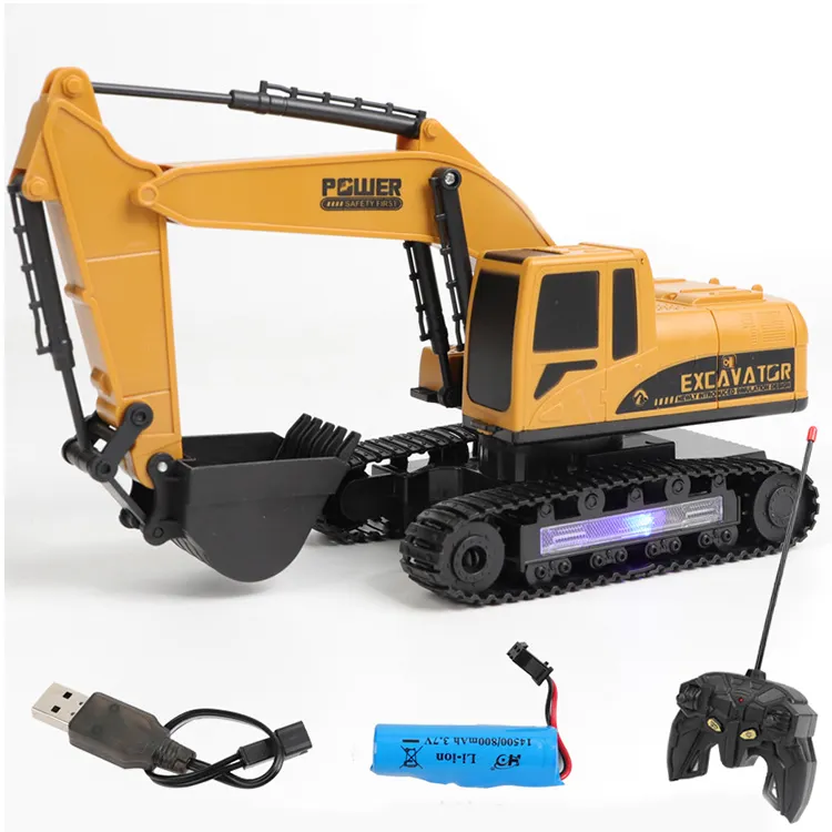 2022 Agreat Hobby Rc Excavator Kids Car Toys For Boys Construction Remote Control Auto Trucks Rc Excavator 2022