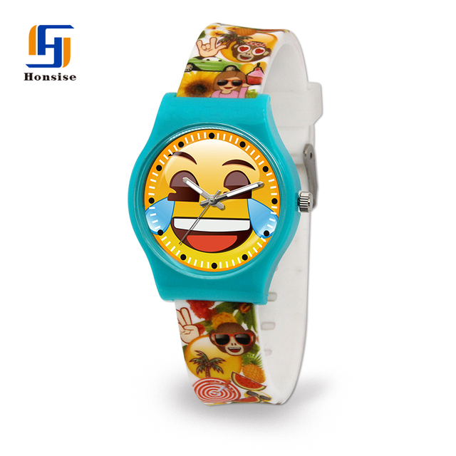 Silicone Wrist Unisex Analog Quartz Kids Time Teaching Watch Plastic Quartz Watch