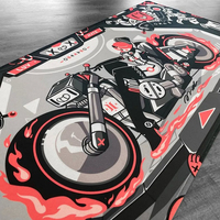 Tapis de souris anime imprimé personnalisé de grande taille en gros Tapis de jeu en caoutchouc pliable en stock