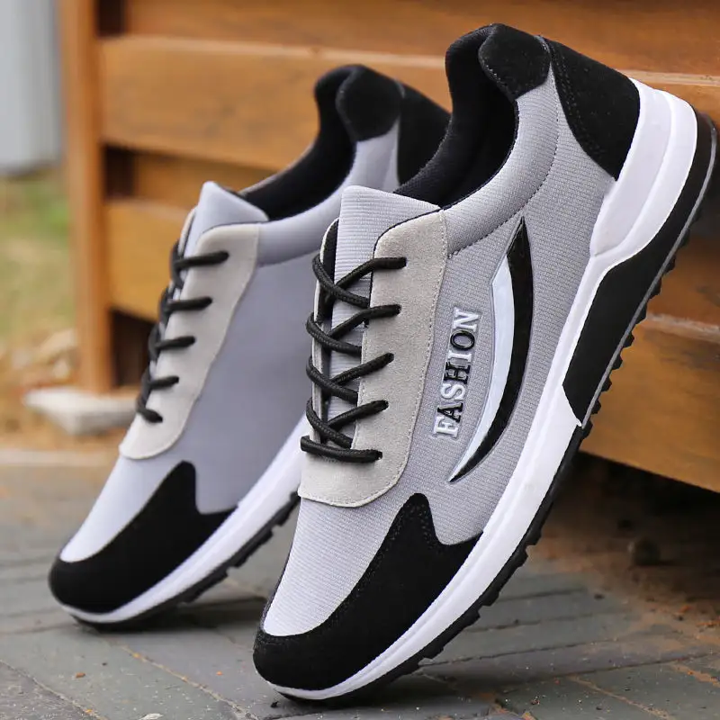 2024 QZK new custom fabric men shoes size 39-44 low top breathable casual sneakers Sports shoes