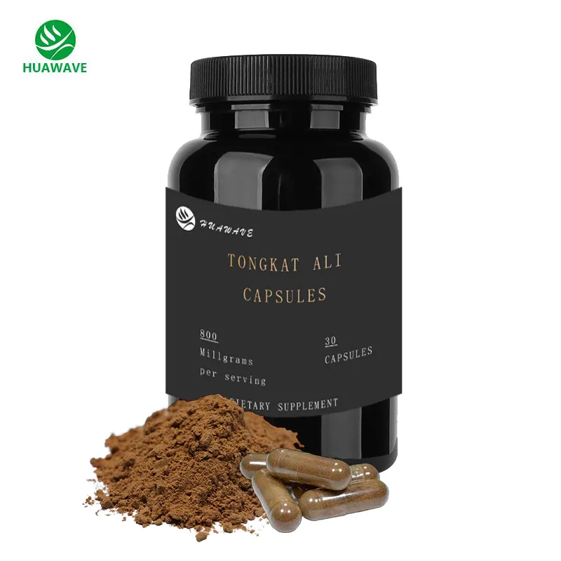 Étiquette OEM/ODM extrait naturel de Tongkat Ali 500mg 1000mg Capsule de Tongkat Ali