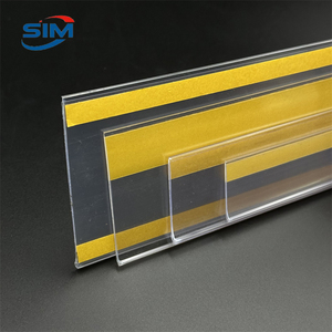Có Thể Điều Chỉnh Giá Pvc Nhãn Chủ Siêu Thị Trong Suốt Tự Dính Dải Dữ Liệu Cho Cửa Hàng Kệ Siêu Thị Nguồn Cung Cấp - Product Image 1